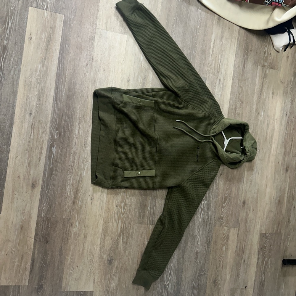 Champion Olive Green Athletic Hoodie